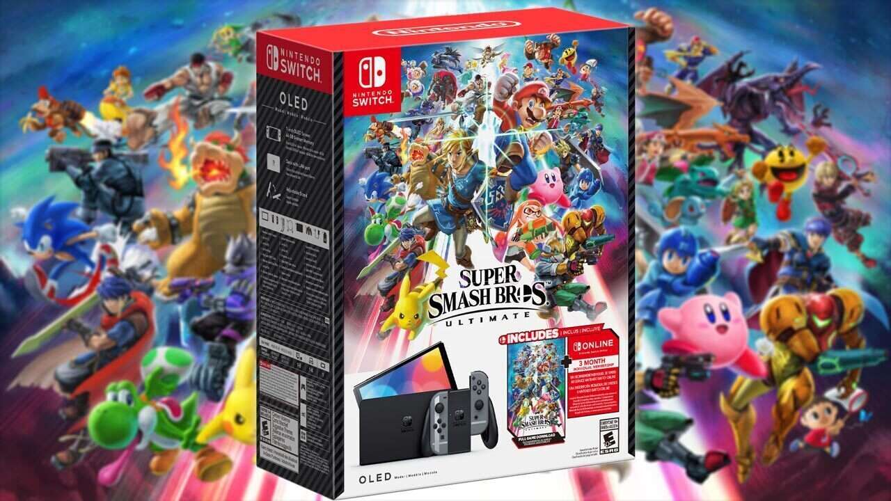 Hiện đã có gói Super Smash Bros. Nintendo Switch OLED Black Friday