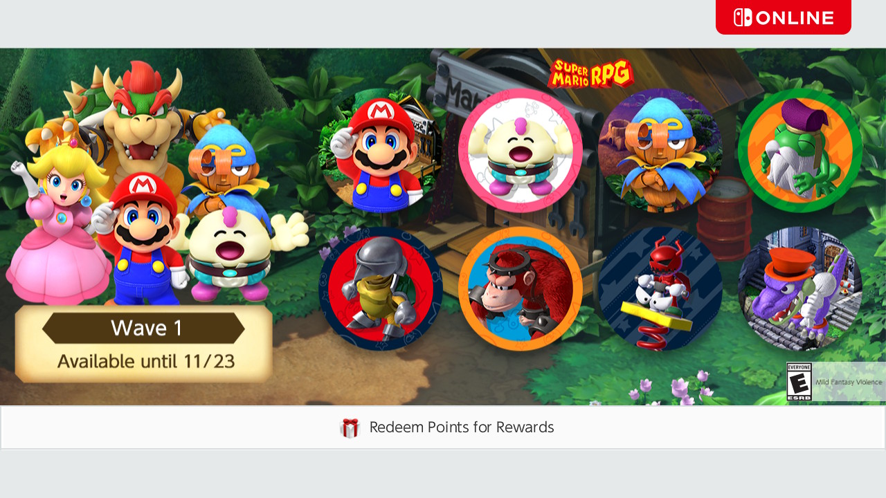 Nintendo Switch Online bổ sung biểu tượng Super Mario RPG mới