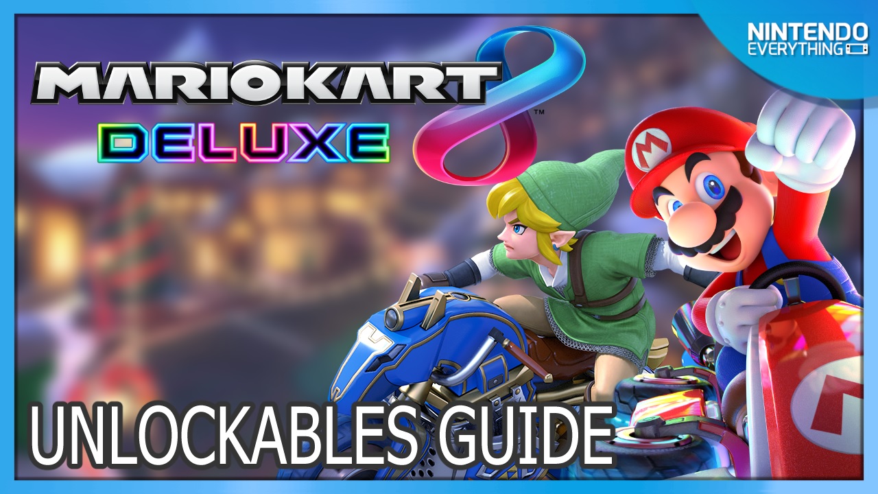 Danh sách có thể mở khóa Mario Kart 8 Deluxe Edition